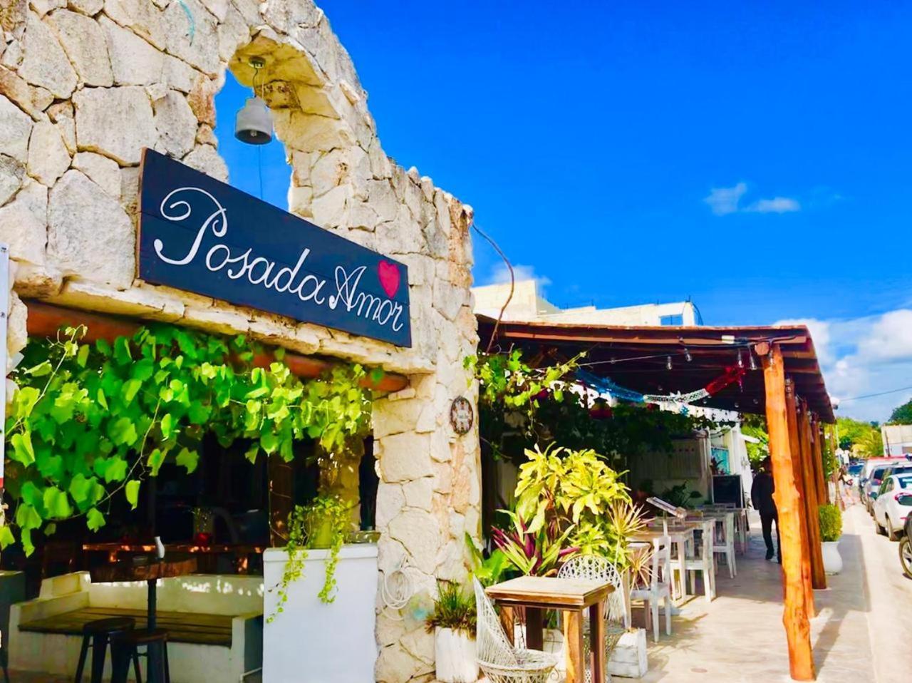 Posada Amor Hotel Boutique Puerto Morelos Kültér fotó